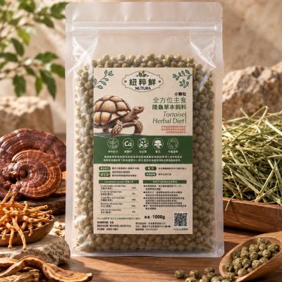 紐粹鮮全方位草本陸龜飼料 (小顆粒)