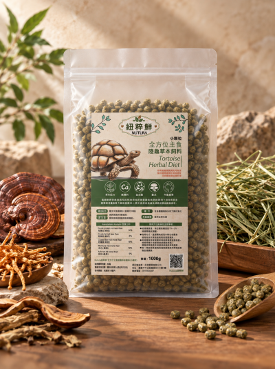 小顆粒產品圖 紐粹鮮全方位草本陸龜飼料 (小顆粒)